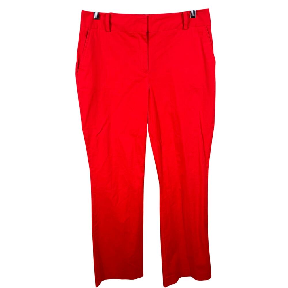 Talbots Heritage Women's Size 8 Orange Ankle Slimming Casual Pants Jeans Trouser